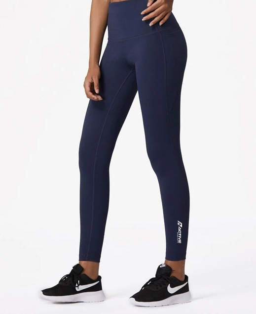 Women's Compression High Waisted Leggings with Side Pockets.