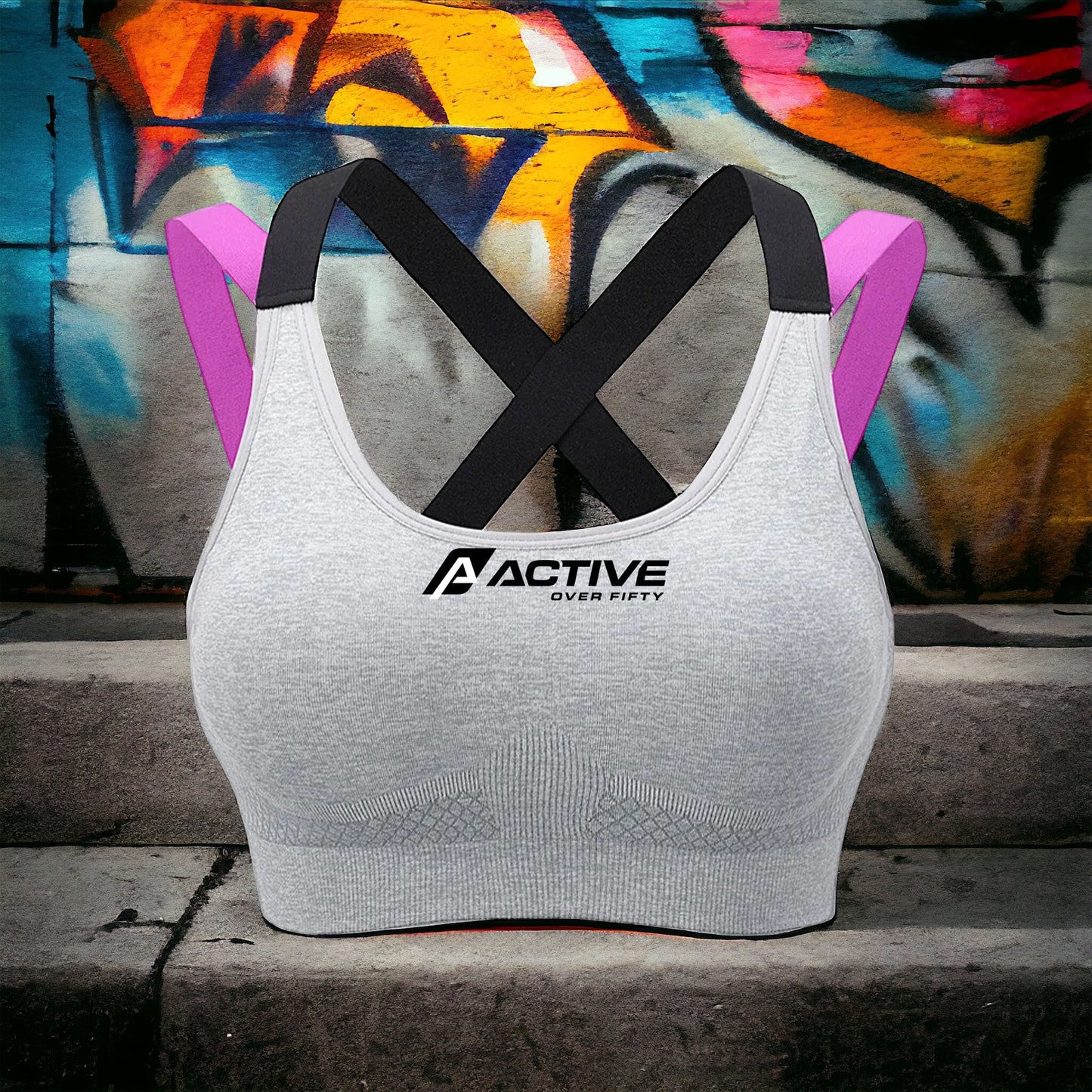 Women's Double Shoulder Strap Sports Bra